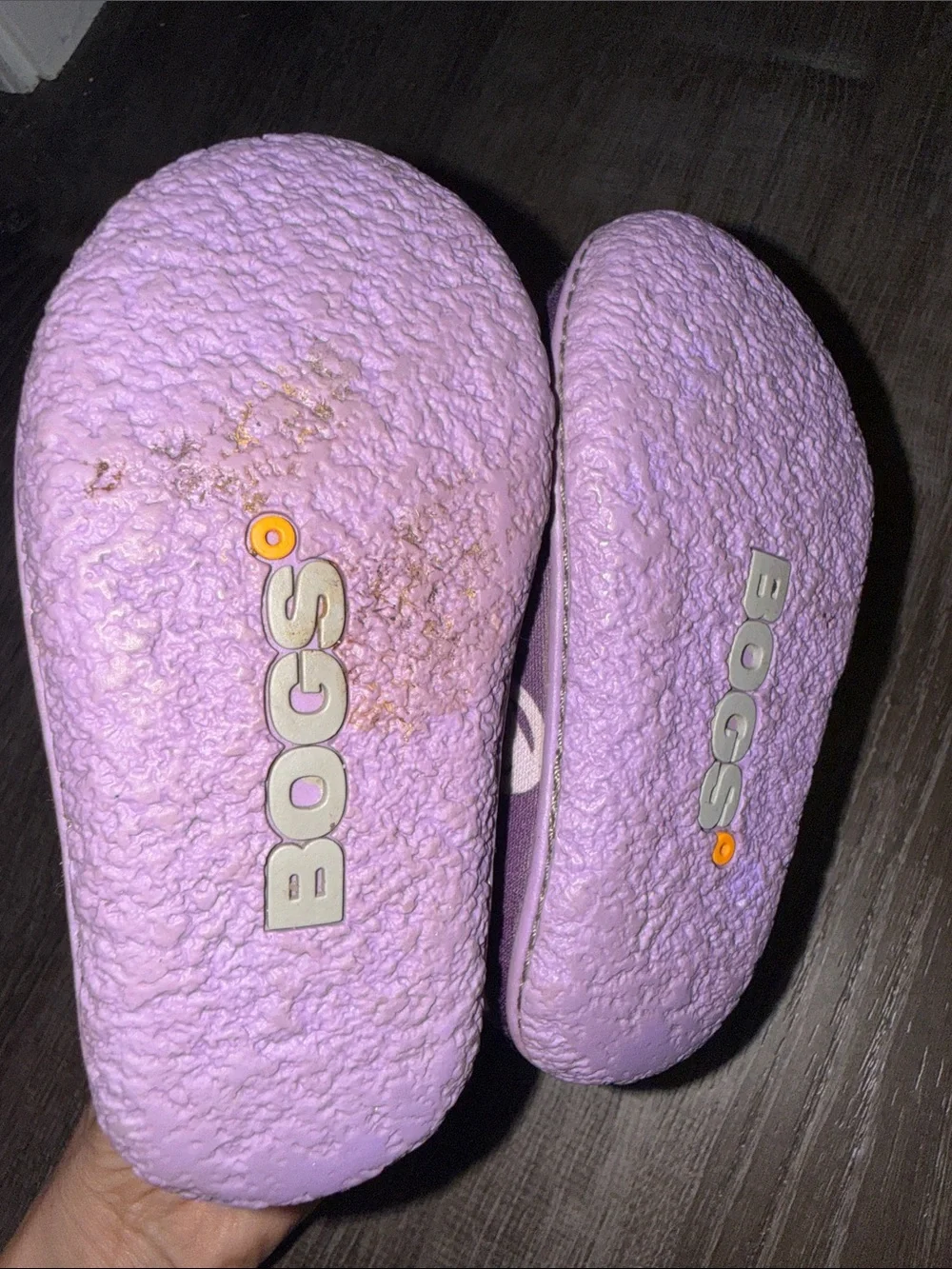 Kids Bogs Purple Sketched Waterproof Insulated Boots Colorful Dot Print sz 5